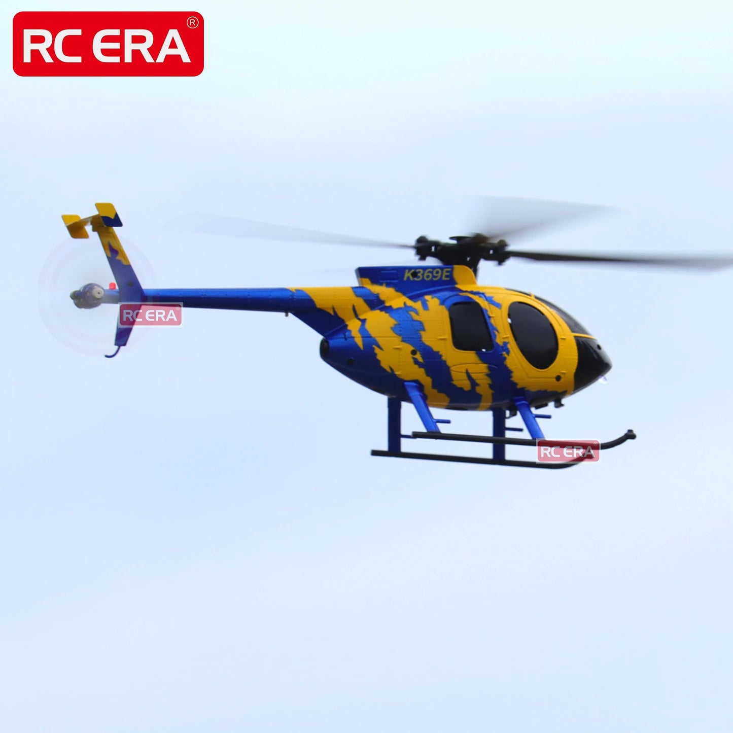 RC ERA C184 Mini MD500 100 Size Gyro Stabilized Helicopter with Optical Flow Sensor 4CH RC Aircraft for Adults