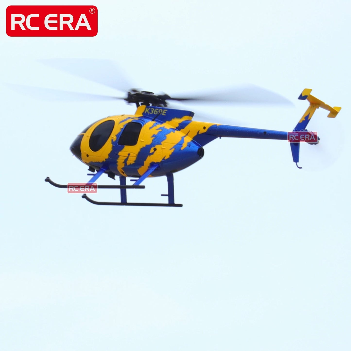 RC ERA C184 Mini MD500 100 Size Gyro Stabilized Helicopter with Optical Flow Sensor 4CH RC Aircraft for Adults