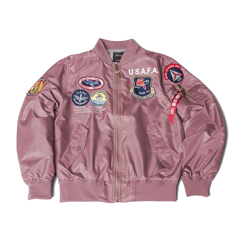 🛫 S.A.F.A “Coastal Air Cadet” MA-1 Bomber Jacket – Midnight Ops Edition 🛫