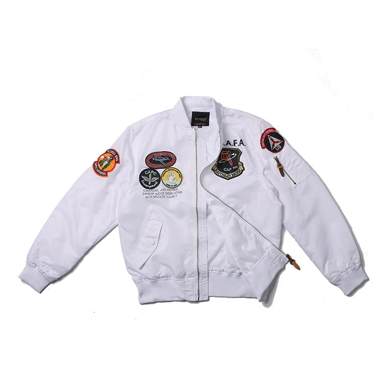 🛫 S.A.F.A “Coastal Air Cadet” MA-1 Bomber Jacket – Midnight Ops Edition 🛫