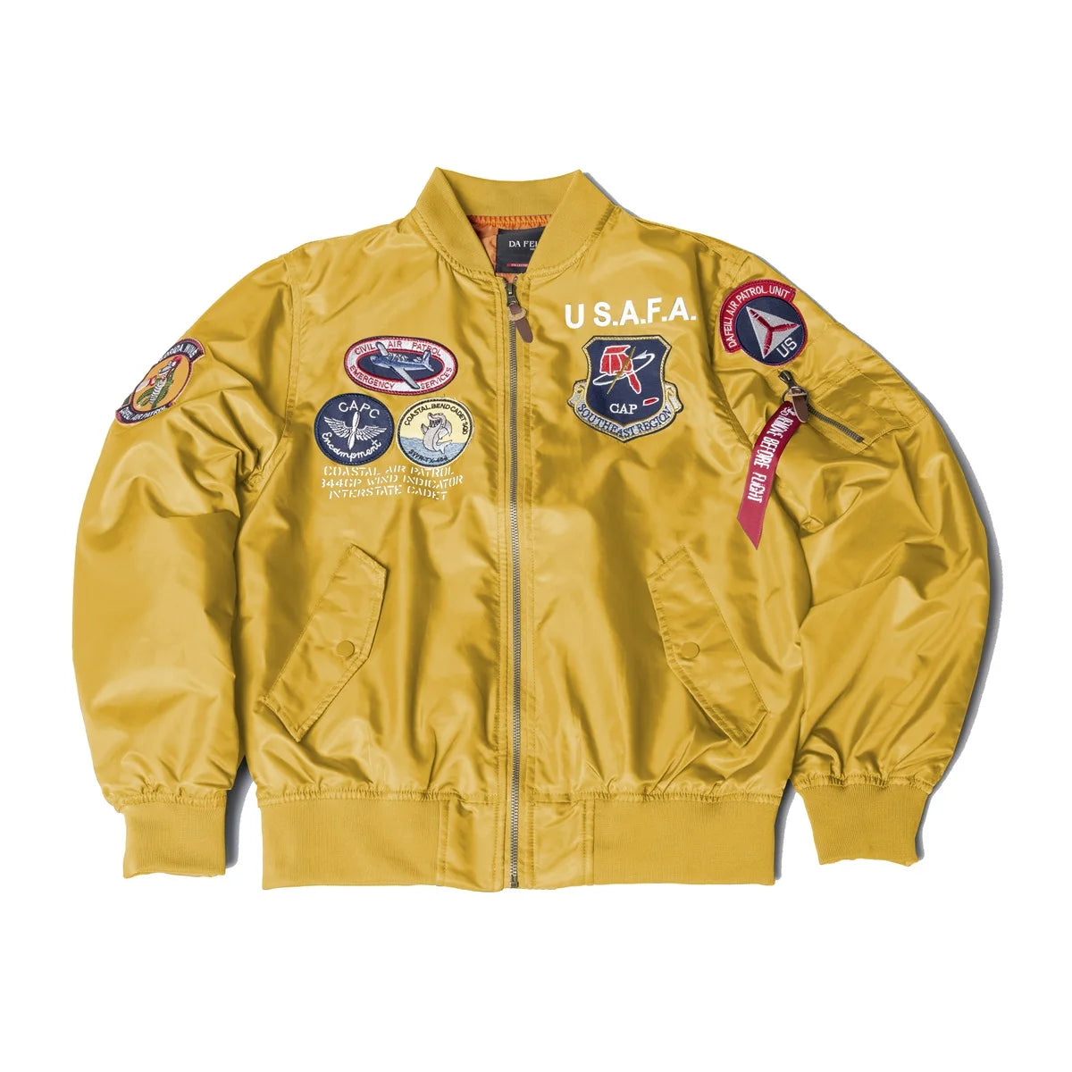 🛫 S.A.F.A “Coastal Air Cadet” MA-1 Bomber Jacket – Midnight Ops Edition 🛫
